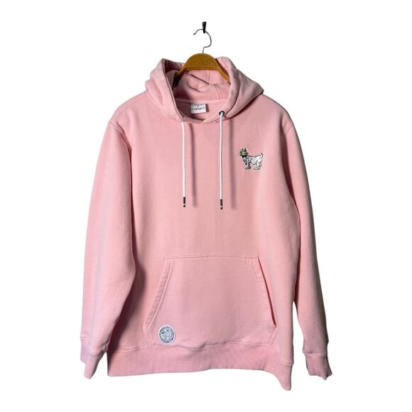 GOAT USA OG Hooded Sweatshirt Pink Size Large Womens - Picture 1 of 11